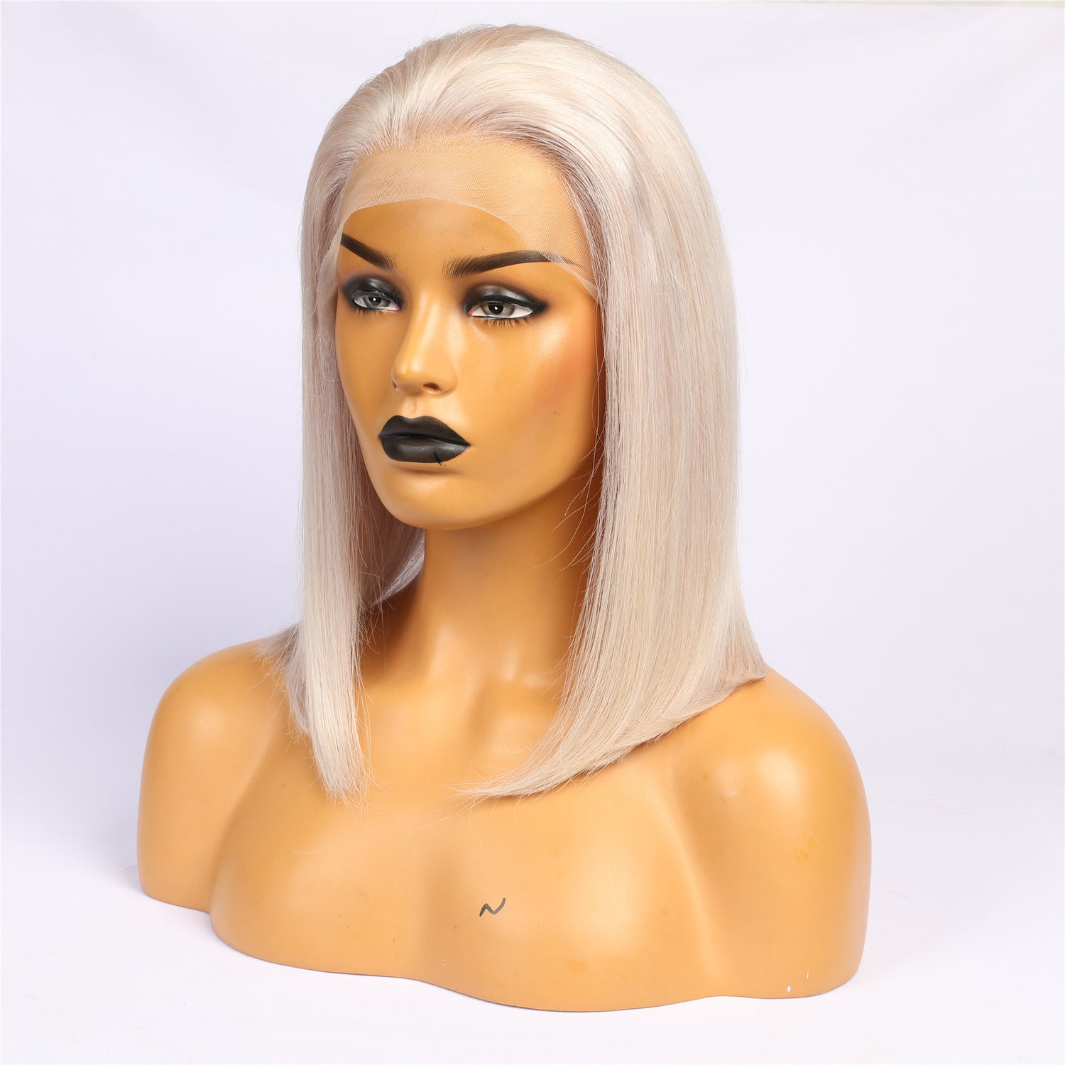 Real Human Hair Sliver Bob Wigs