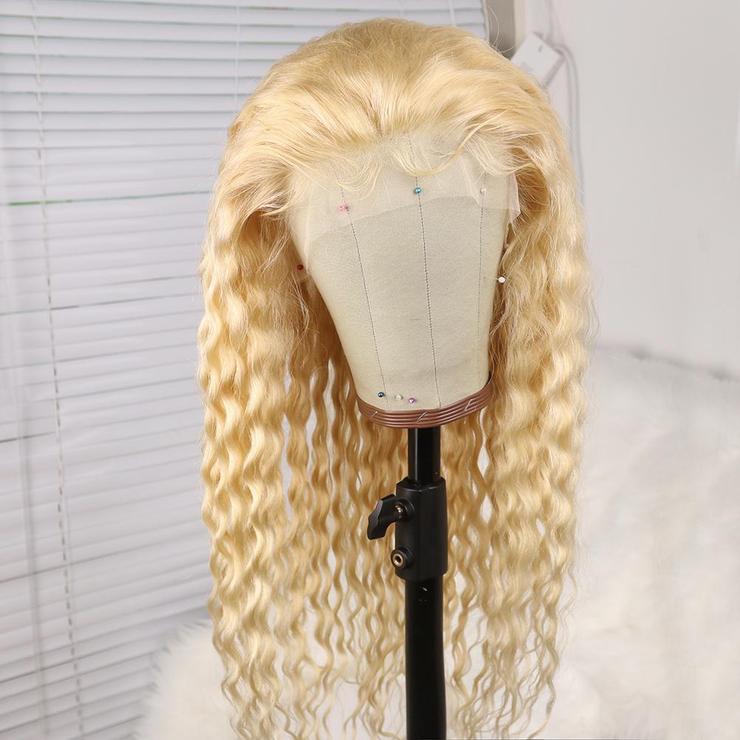 613 Blonde Deep Wave Lace Wigs