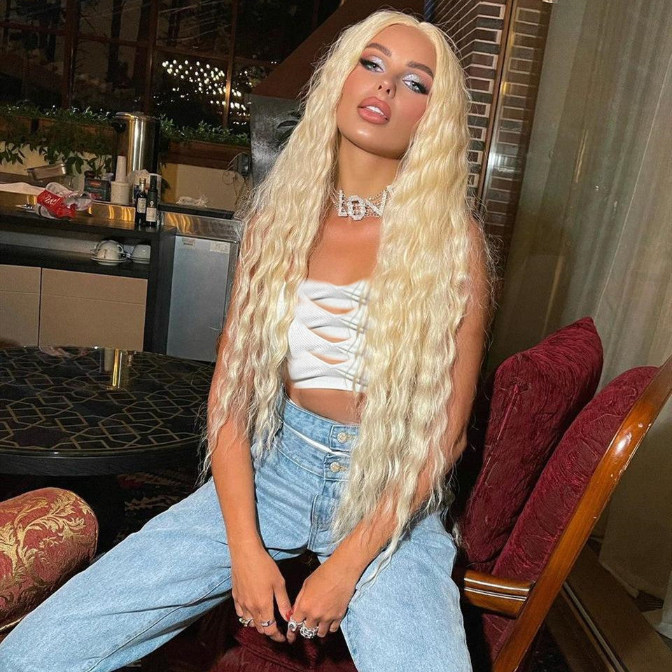 613 Blonde Deep Wave Lace Wigs