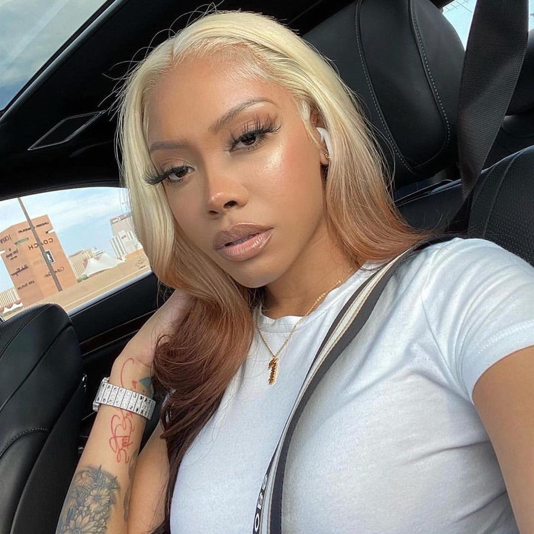 Lace front wigs ombre blonde on sale