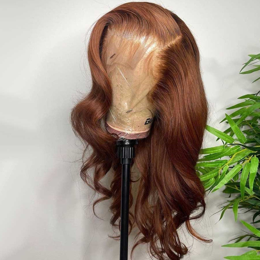 Brazilian Hair Brown Color Lace Front Wig