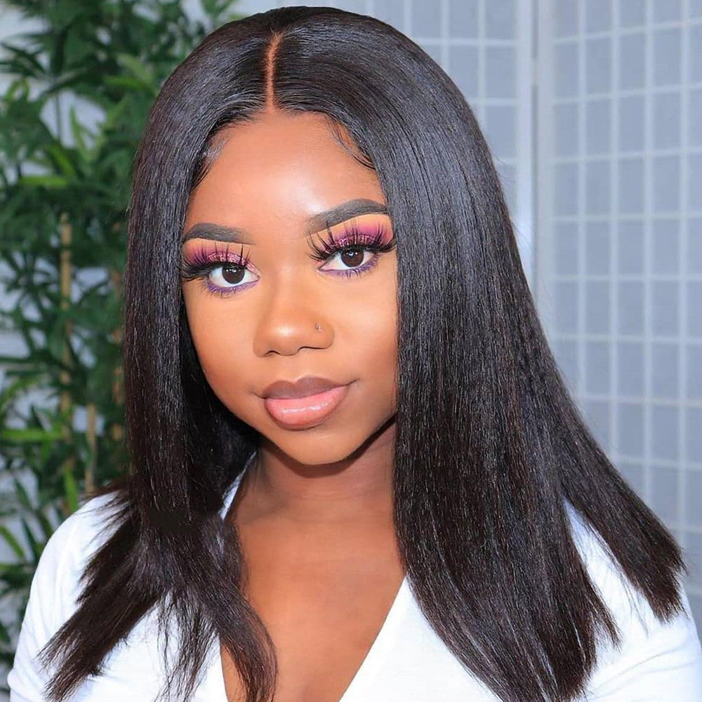 4*4 Lace Closure Wig Real Human Hair