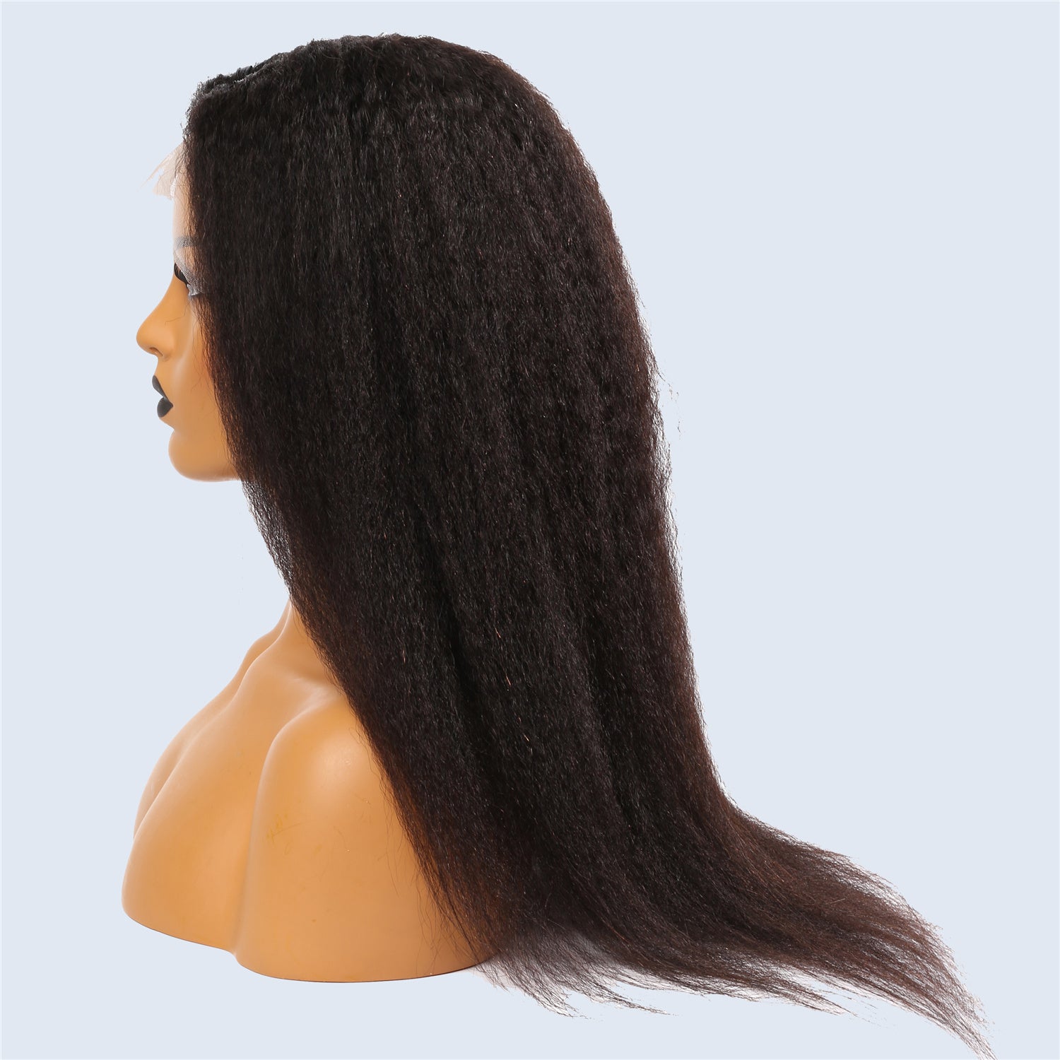 Full Lace Wig Real Human Hair Kinky Style