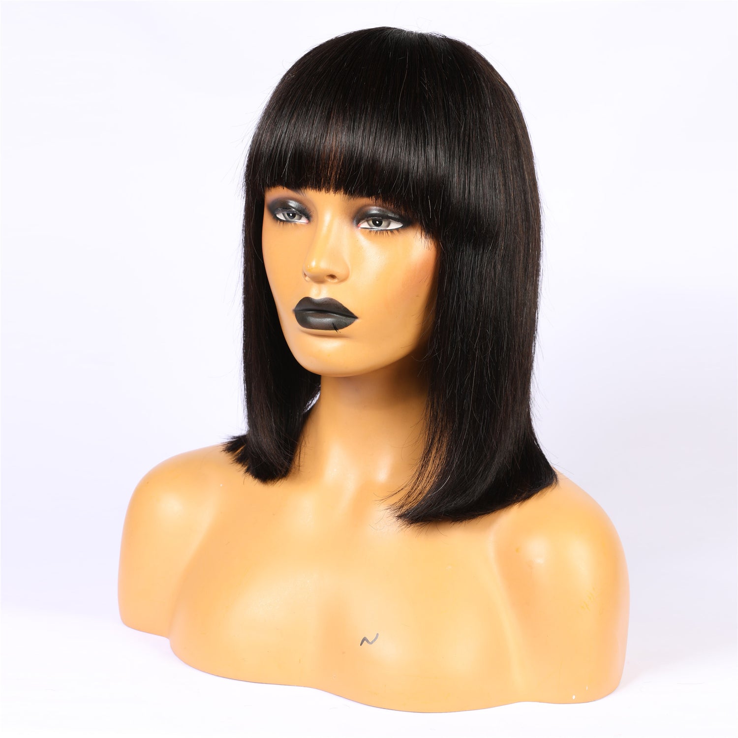 Straight Bob Wigs With Bangs