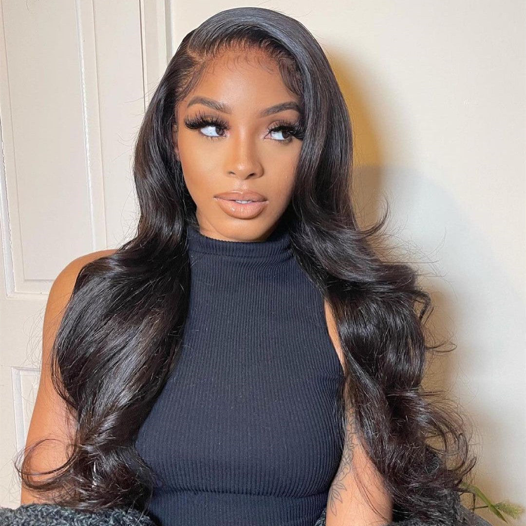 Real Human Hair Lace Wigs Natural Wave