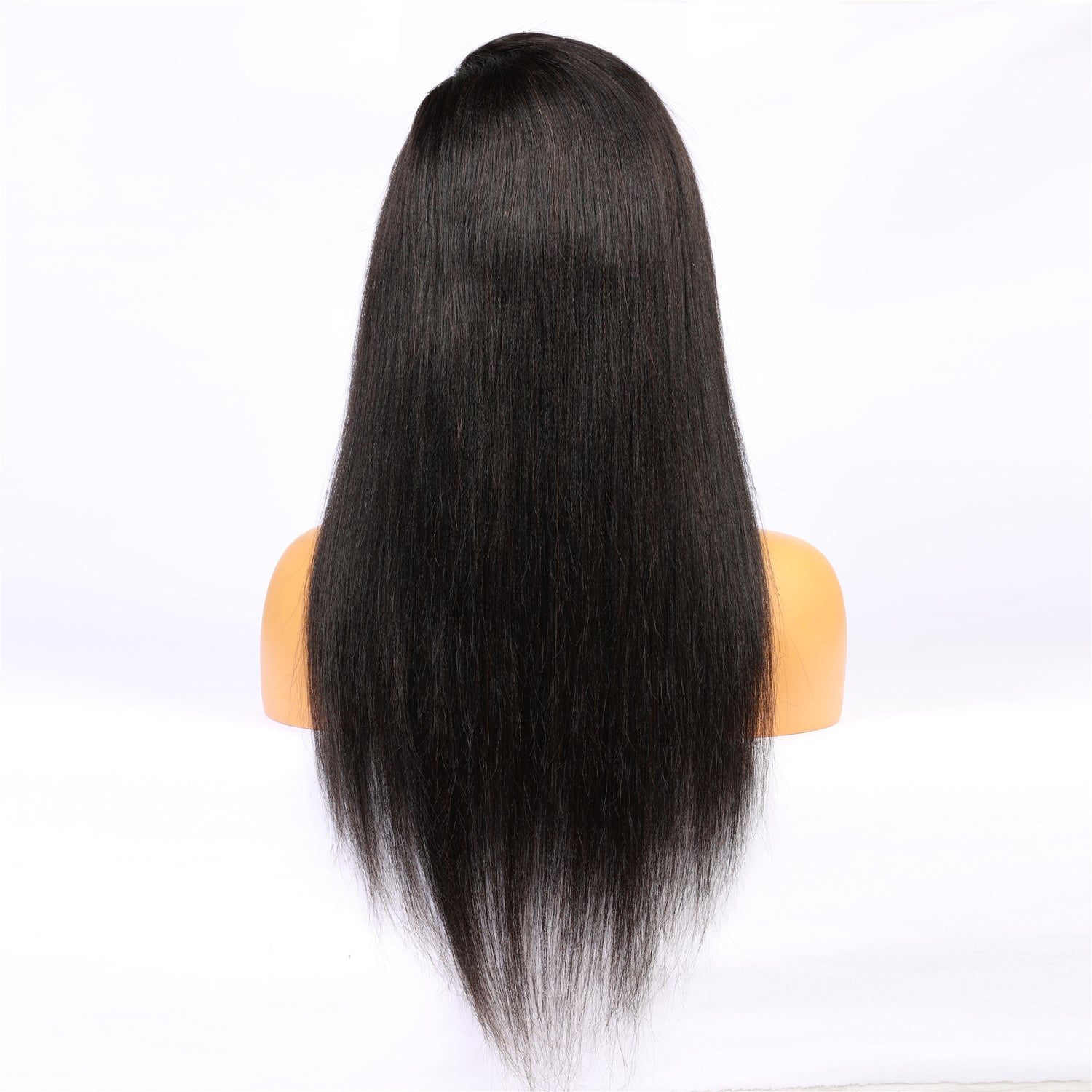 Real Human Hair Wigs Black Color