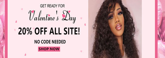 Valentine's Day Real Hair Lace Wigs Big Sale