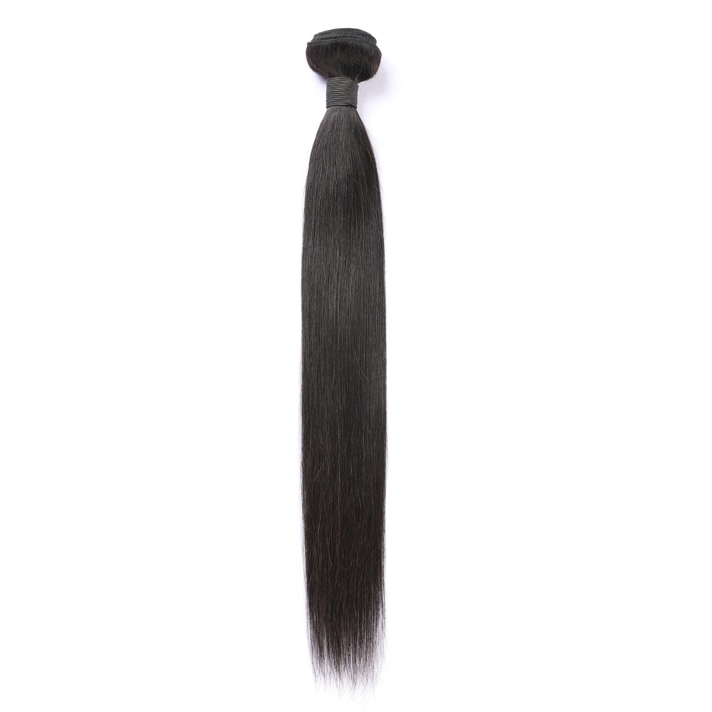 Real Human Hair Bundles Black Color Yaki Straight – wigforqueen