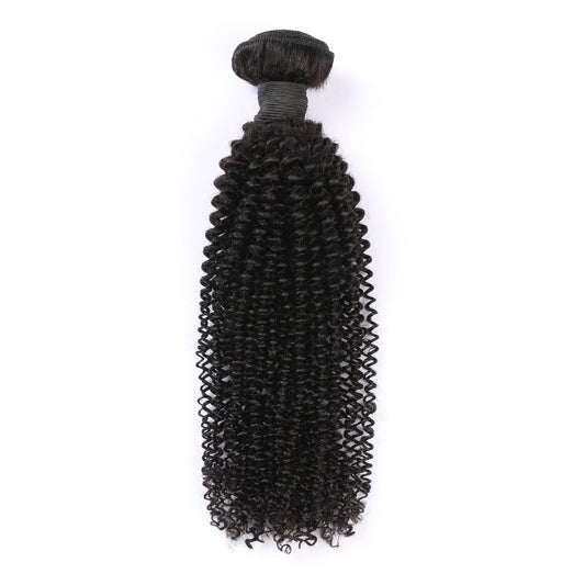 Real Human Hair Weaves Kinky Curly