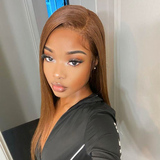 Brown Color Lace Front Wigs