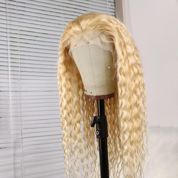 613 Blonde Deep Wave Lace Wigs