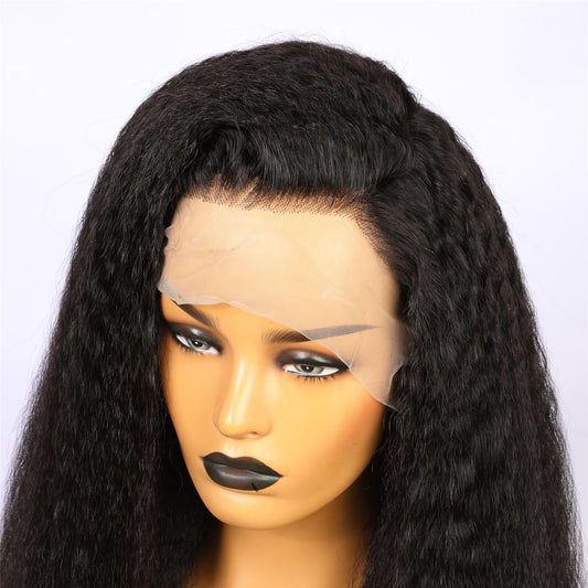 Real Hair Wigs Kinky Straight Style