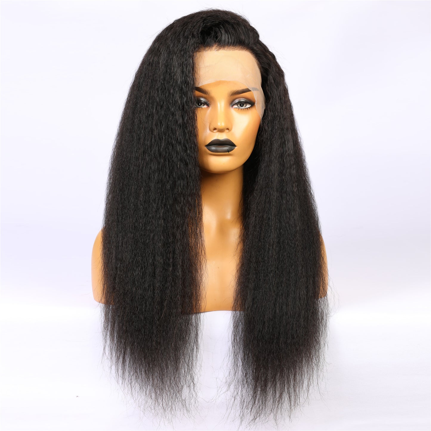 Real Hair Wigs Kinky Straight Style