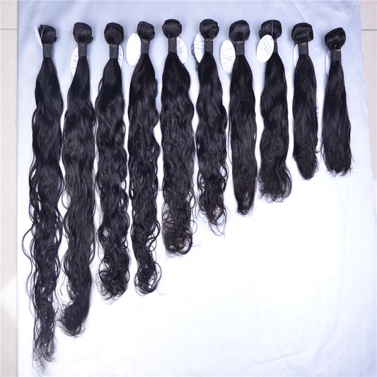 Natural Wave Real Human Hair Bundles