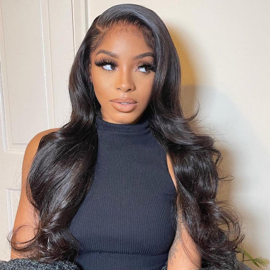 Real Human Hair Lace Wigs Natural Wave