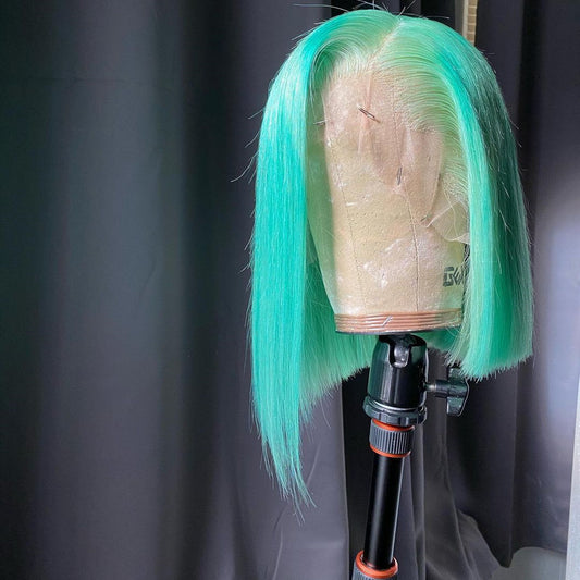 Tiffany Color Lace Front Bob Wigs